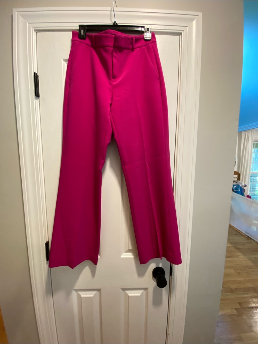 Banana Republic Hot Pink Straight Leg Pants